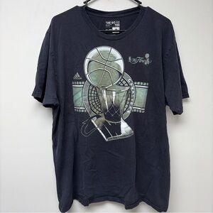 Adidas NBA Finals Cavaliers Graphic Tee - Black with Green Accents